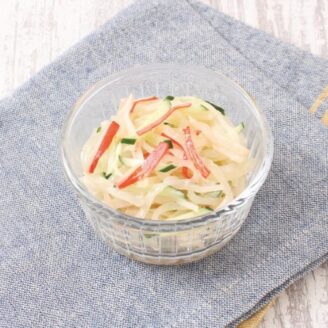 かにかまときゅうりの春雨マヨサラダ