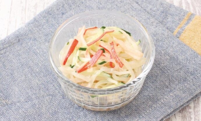 かにかまときゅうりの春雨マヨサラダ