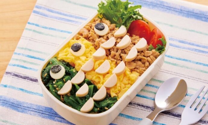 3色そぼろ丼のお弁当