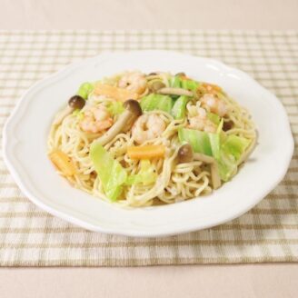 塩こうじエビ焼きそば