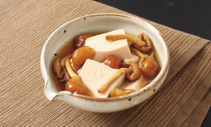 豆腐のなめこあん