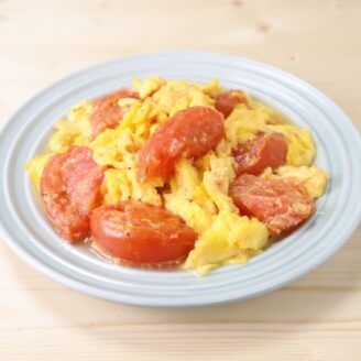 トマトと卵の中華炒め