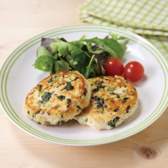 小松菜たっぷり豆腐ヘルシーバーグ