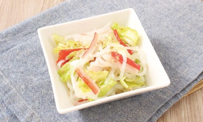 カニカマレタスのサラダ