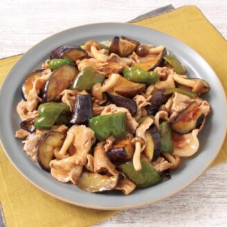 薄切り肉で簡単！夏野菜の酢豚