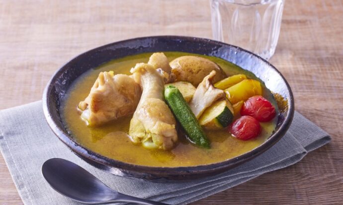 チキンと野菜のスープカレー