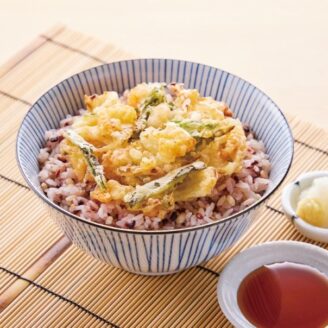 夏野菜かき揚げ夏越ごはん