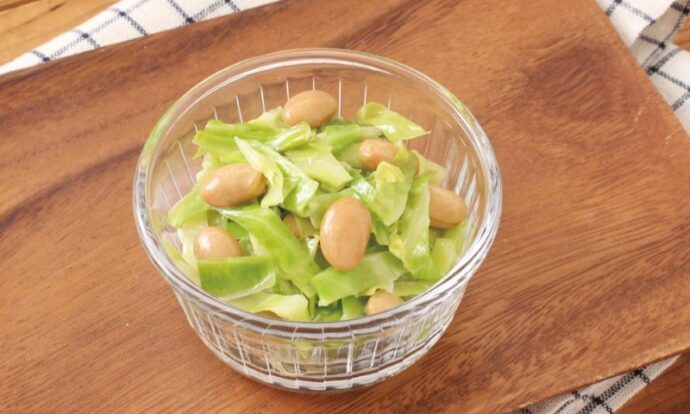 キャベツと大豆のコールスローサラダ