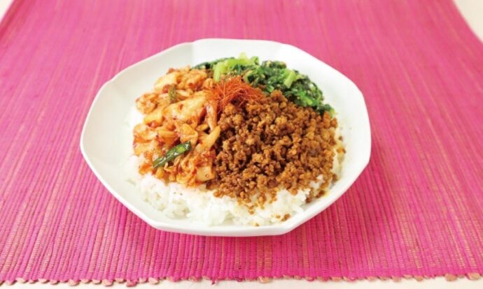韓国風そぼろ丼