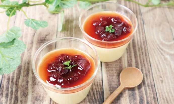 ミルクとクリームチーズの簡単プリン