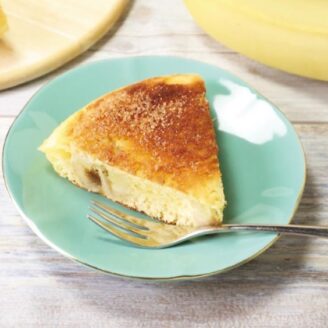 カラメルバナナケーキ