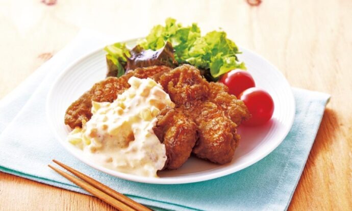 焼肉のタレで揚げないチキン南蛮