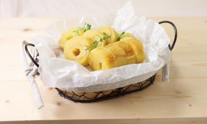 フライパンでしっとりバウム