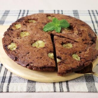 フライパンチョコバナナケーキ