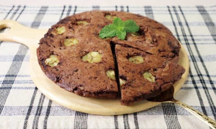 フライパンチョコバナナケーキ