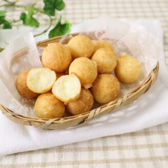 お月見チーズボール