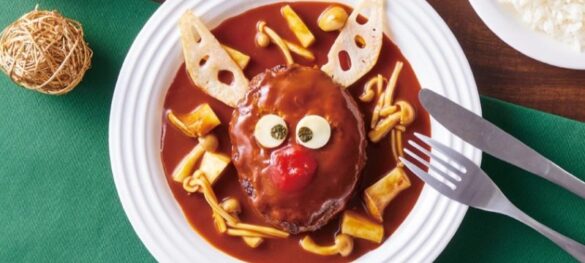 トナカイの煮込みハンバーグ