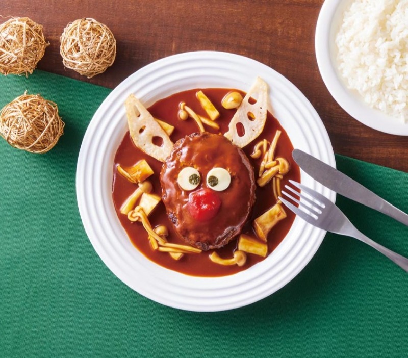 トナカイの煮込みハンバーグ