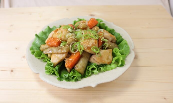甘辛鶏ごぼう
